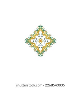 Pixel snowflakes isolated on white background.Abstract,vector,illustration.design for texture,fabric,clothing,wrapping,carpet. 