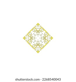 Copos de nieve de píxeles aislados sobre fondo blanco. Resumen, vector, ilustración.diseño para textura, tela, ropa, envoltura, alfombra. 