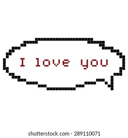 pixel speak bubble