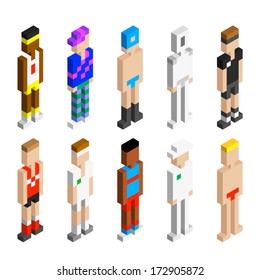 Pixel Sports People