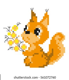 pixel squirrel