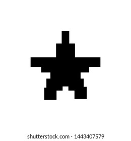 Pixel star sign - simple icon