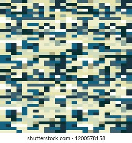 Pixel style brick background