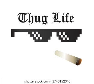 624 Thug life icon Images, Stock Photos & Vectors | Shutterstock