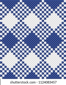 Pixel Tablecloth Multiply Colors Pattern