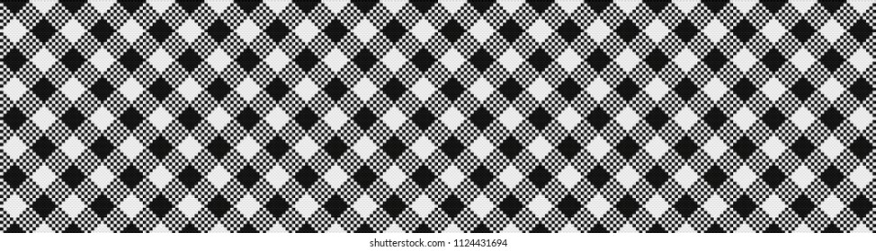 Pixel Tablecloth Multiply Colors Pattern
