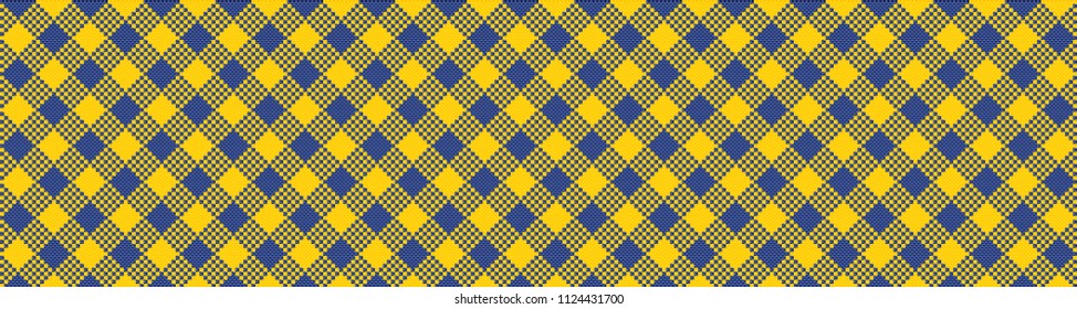 Pixel Tablecloth Multiply Colors Pattern