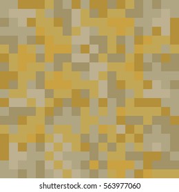 Pixel texture camouflage pattern.  Modern geometric background.