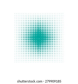 Pixel Texture for design. Abstract geometric shape. dotted Background with place for your text. Halftone digital effect