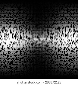 Pixel Texture for design. Abstract geometric shape. dotted Background with place for your text. Halftone digital effect