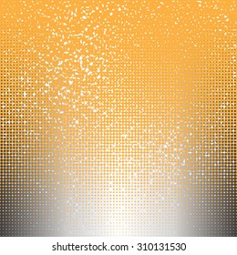 Pixel Texture for design. Abstract geometric shape. dotted Background with place for your text. Halftone digital effect