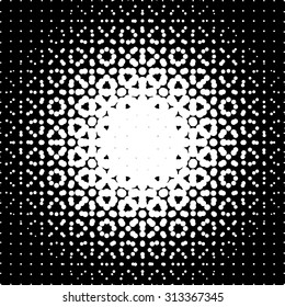 Pixel Texture for design. Abstract geometric shape. dotted Background with place for your text. Halftone digital effect