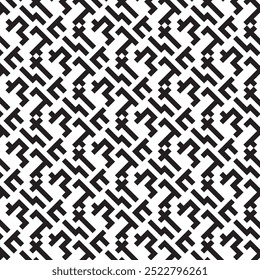 Pixel Texture. Technology Abstract Background. Seamless Pattern.