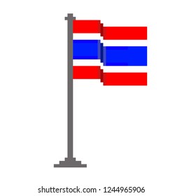 pixel Thailand flag