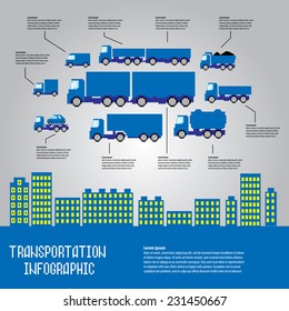 Pixel transportation info graphic set. Old school computer graphic style.