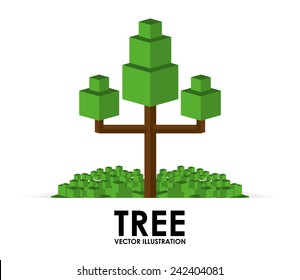 pixel tree design