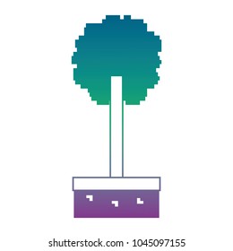 pixel tree grass nature ecology