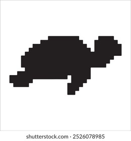 Estilo de glifo de icono de tortuga de píxel