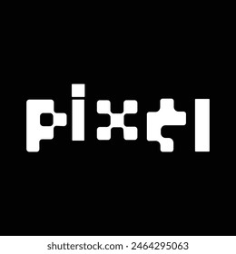 pixel type design typography pixel