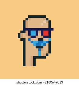  pixel vector avatars.