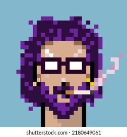  pixel vector avatars.