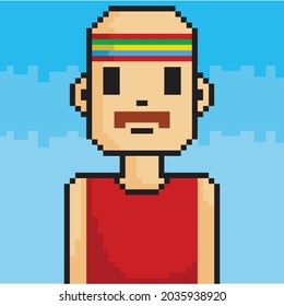 3d pixel puzzle bald