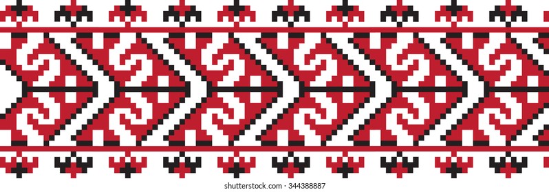 the pixel vector embroidered patterns