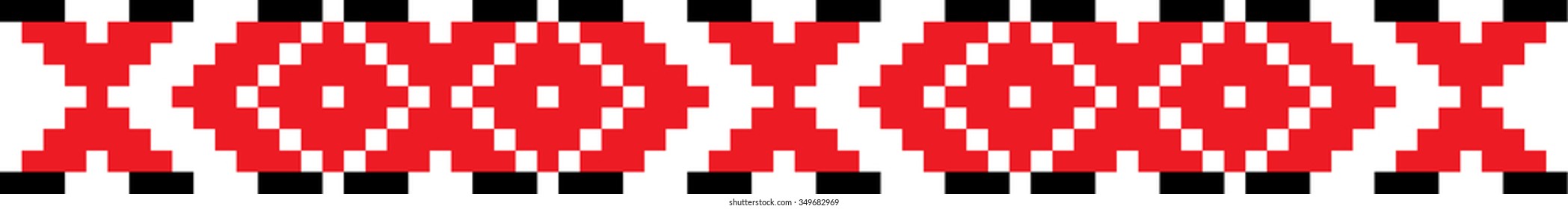 the pixel vector embroidered patterns