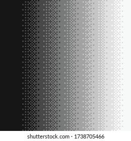 Pixel vector Gradient Grid 8bits, game color arcade abstract mosaic background  design Isolated black elements on white background Vector illustration