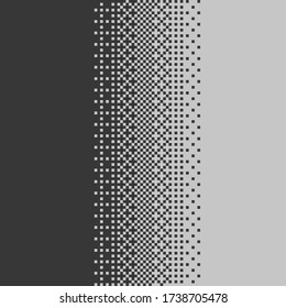 Pixel vector Gradient Grid 8bits, game color arcade abstract mosaic background  design Isolated black elements on white background Vector illustration