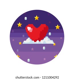pixel video game