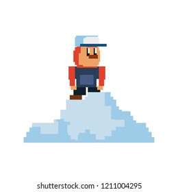 pixel video game