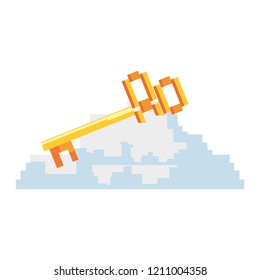 pixel video game