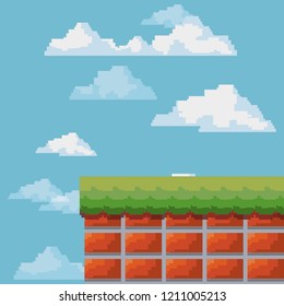 pixel video game
