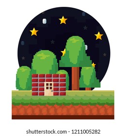 pixel video game