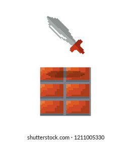 pixel video game