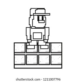 pixel video game