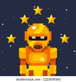 pixel video game