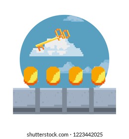 pixel video game