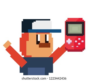 pixel video game