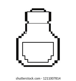 pixel video game bottle potion