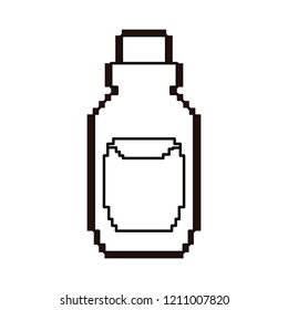 pixel video game bottle potion
