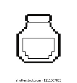 pixel video game bottle potion