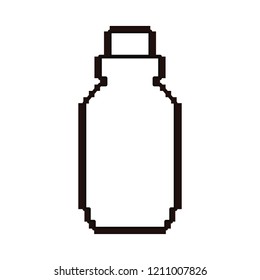 pixel video game bottle potion