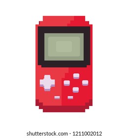 pixel video game portable console