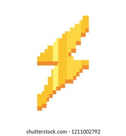 Lightning Pixel Art