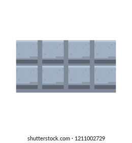 pixel video game wall steel
