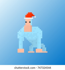 Pixel yeti for games and applications