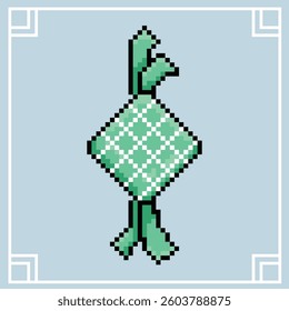 Pixelart islamic element vector illustrations