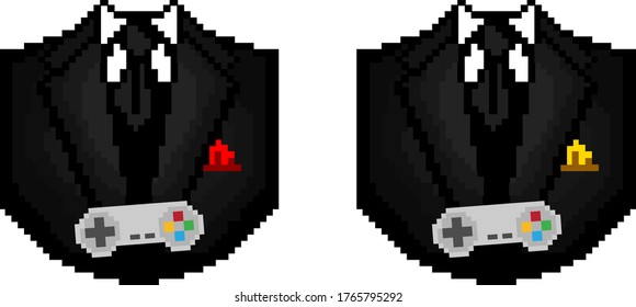Pixelate Gaming Suit with Classic Joystick